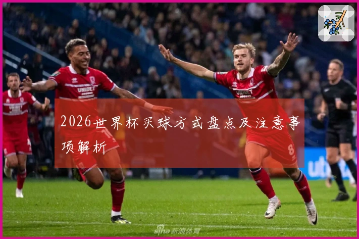 2026世界杯买球方式盘点及注意事项解析